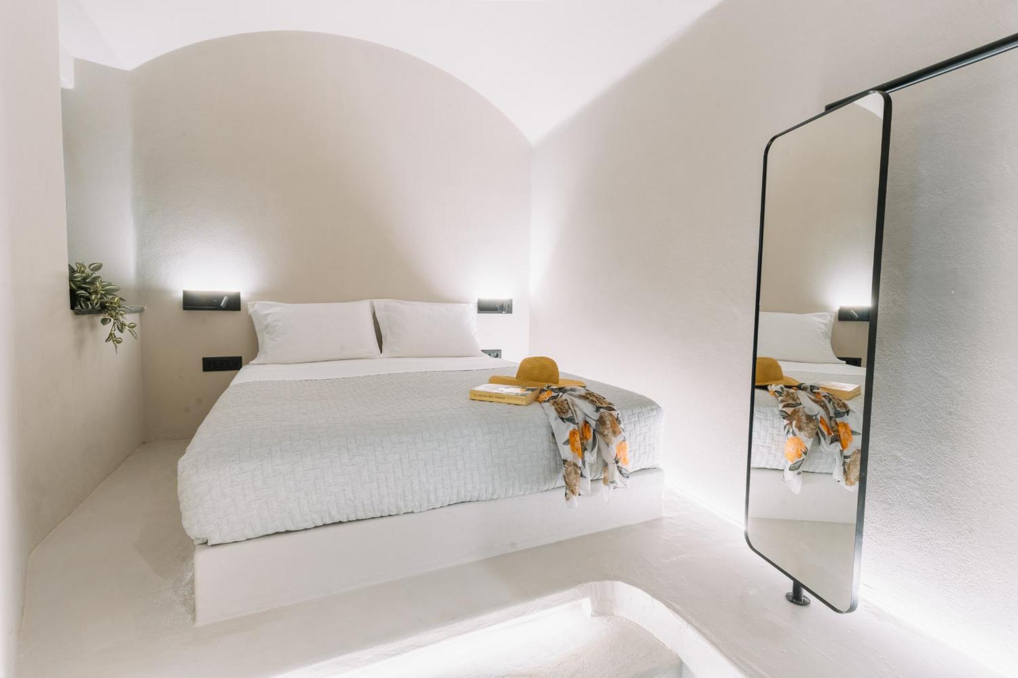 Noir Cave Villa With Private Jacuzzi And Sunset Terrace Pýrgos Exterior foto